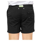 Yes Zee Black Polyester Men's Swimwear Boxer Shorts