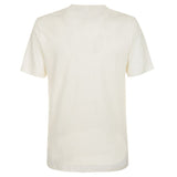 Fred Mello Elevated White Linen-Cotton Blend Tee