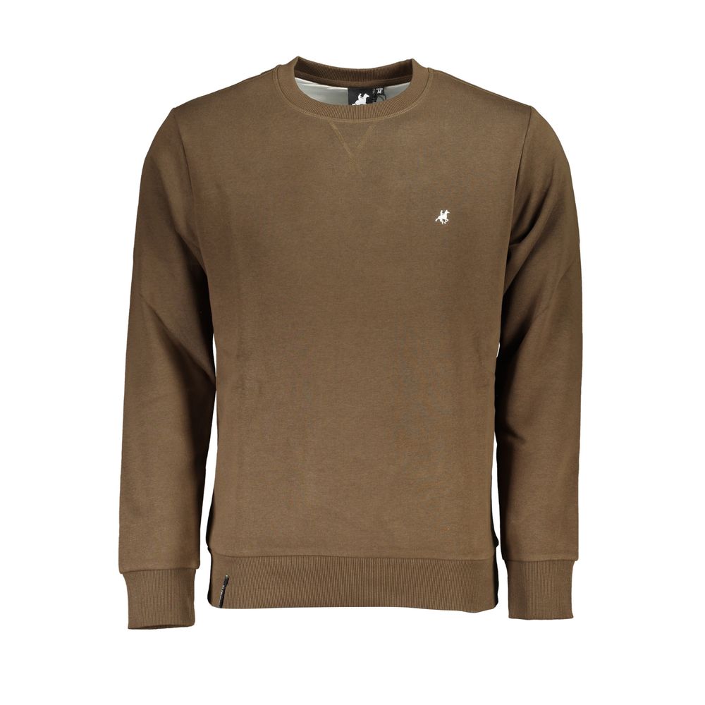 U.S. Grand Polo Brown Cotton Sweater