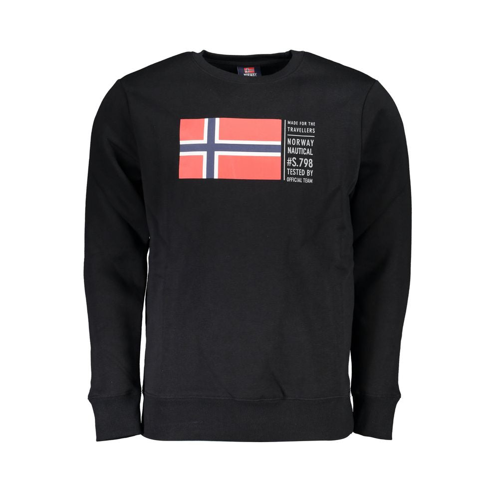 Norway 1963 Black Cotton Sweater