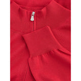 Gran Sasso Elegant Crimson Wool T-Shirt for Men