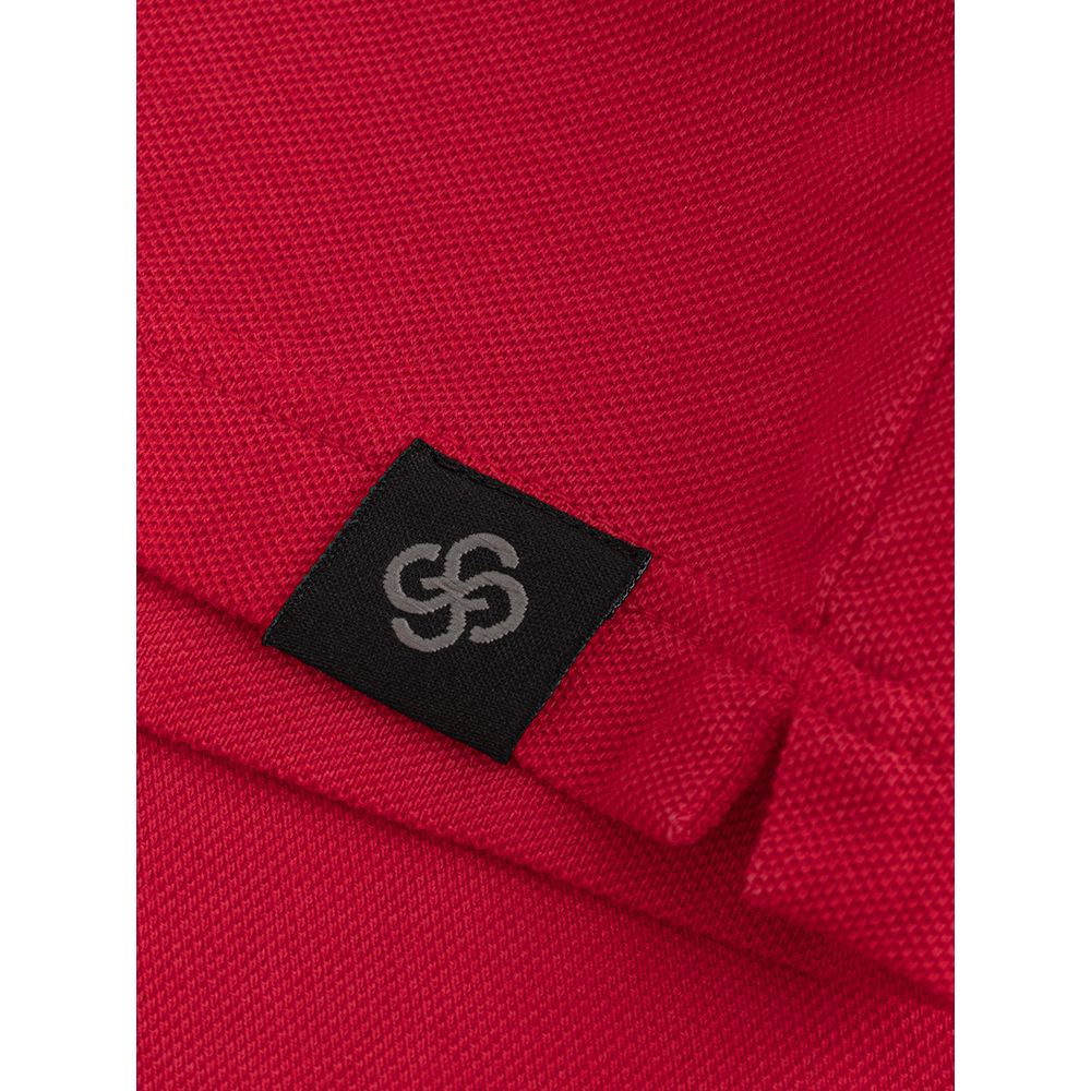 Gran Sasso Fuchsia Cotton Polo Elegance