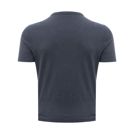 Gran Sasso Elegant Gray Cotton T-Shirt