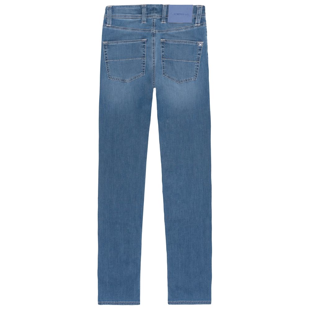 Tramarossa Light Blue Cotton Jeans & Pant