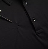 Dolce & Gabbana Black Logo Cotton Collared Polo Top T-shirt