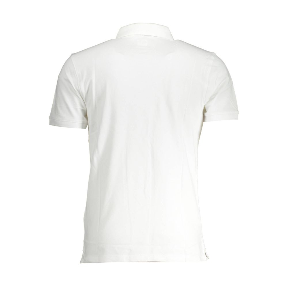 Levi's White Cotton Men Polo