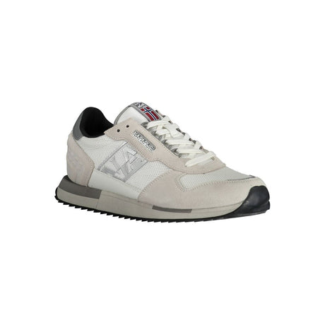 Napapijri White Leather Men Sneaker