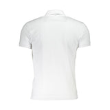 La Martina White Cotton Men Polo Shirt