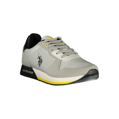 U.S. POLO ASSN. Gray Polyester Men Sneaker