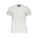 La Martina White Cotton Men T-Shirt