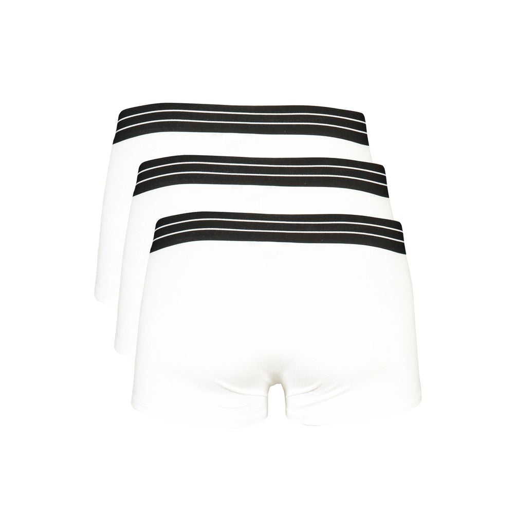 Cavalli Class White Cotton Underwear