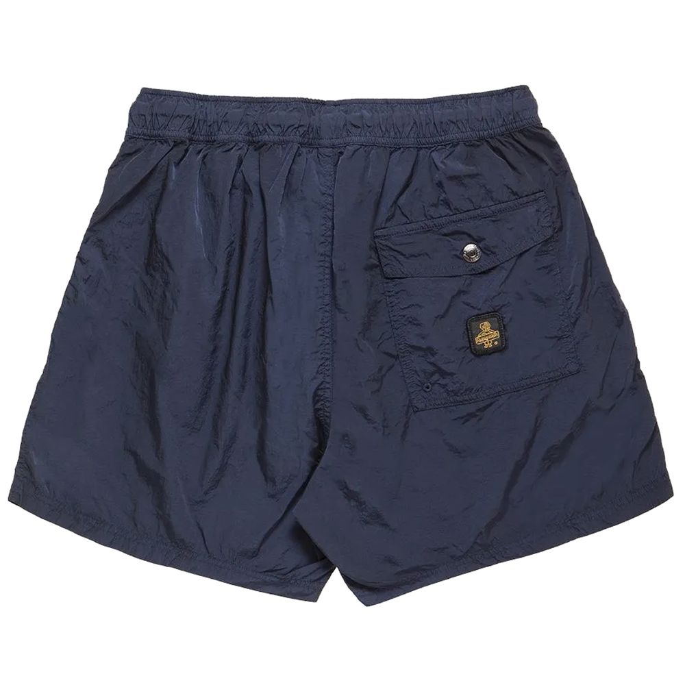 Refrigiwear Blue Nylon Men's Swim Trunk