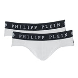 Philipp Plein White Cotton Men Boxer Short