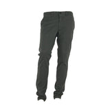 Made in Italy Elegant Gray Italian Cotton Trousers