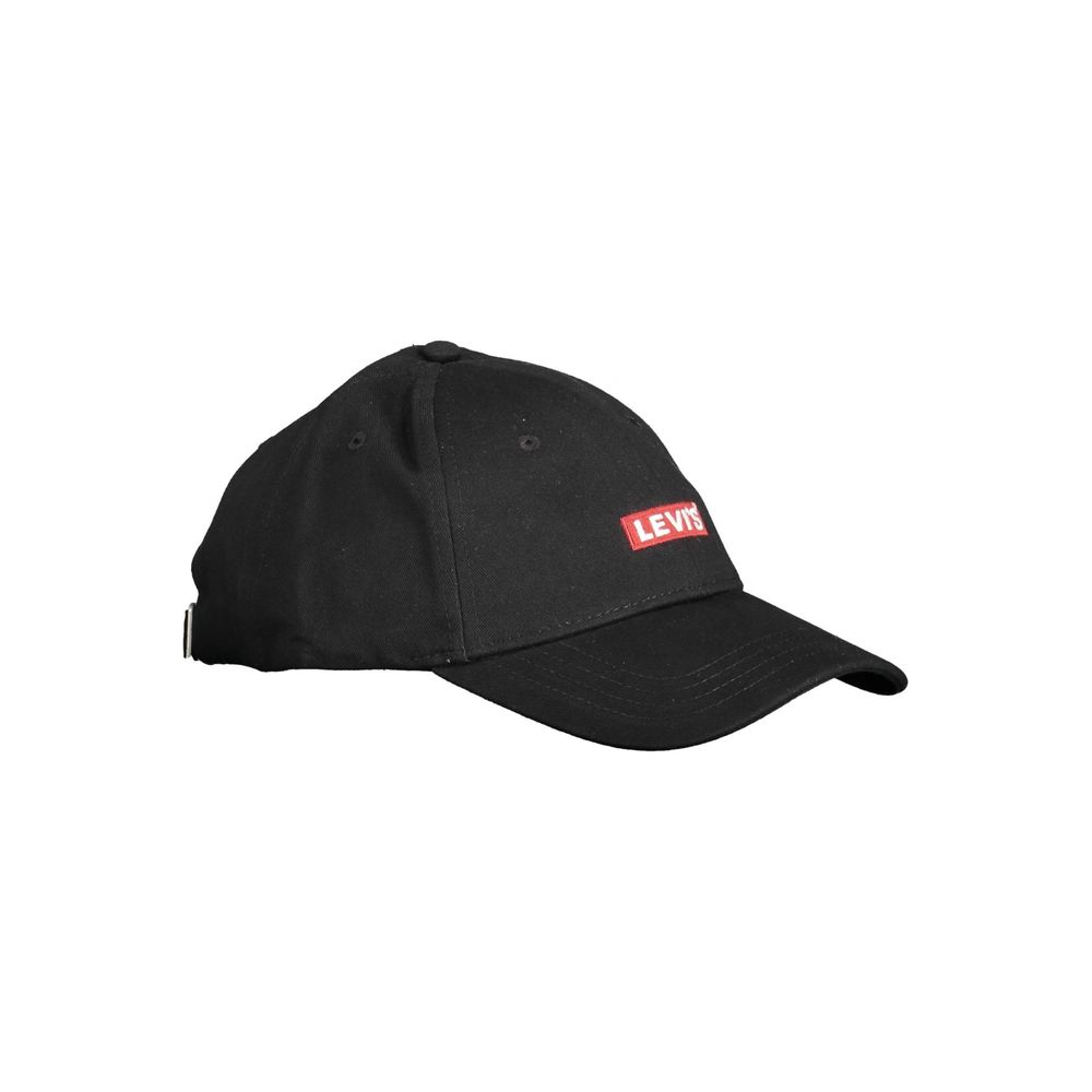 Levi's Black Cotton Men Cap