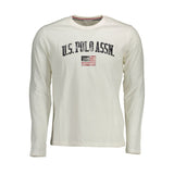 U.S. POLO ASSN. White Cotton Men T-Shirt