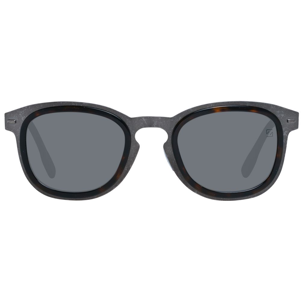 Ermenegildo Zegna Gray Men Sunglasses