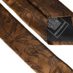 Dolce & Gabbana Brown Floral 100% Silk Adjustable Men Tie