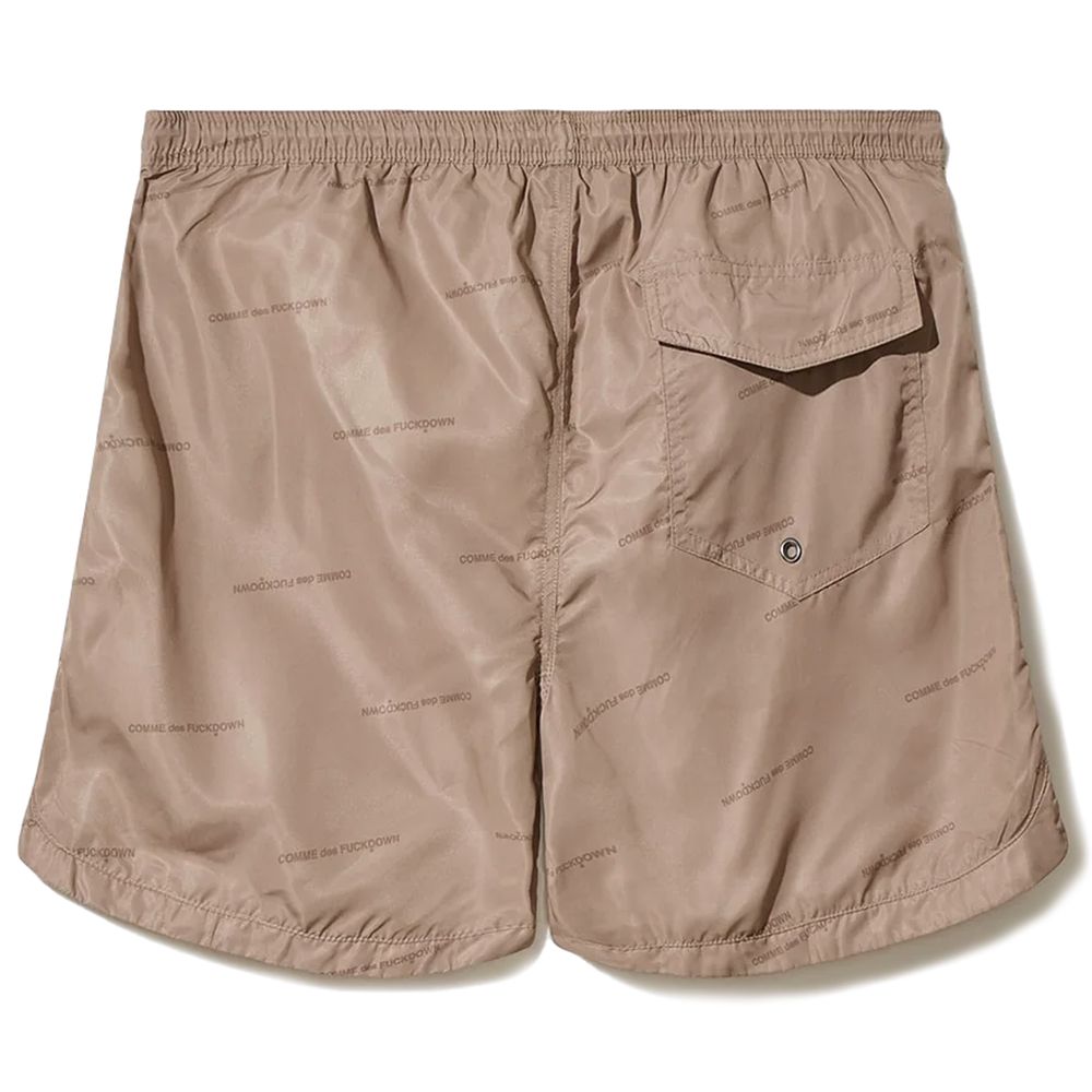 Comme Des Fuckdown Beige Polyester Men Swimwear