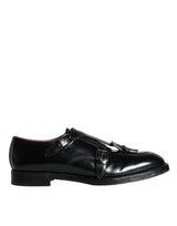 Dolce & Gabbana Black Calf Leather Men Formal Dress Shoes