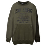 Dsquared² Green Cotton Sweater