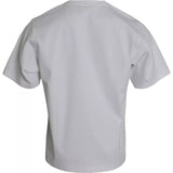 Dolce & Gabbana White Cotton Round Neck Short Sleeve T-shirt