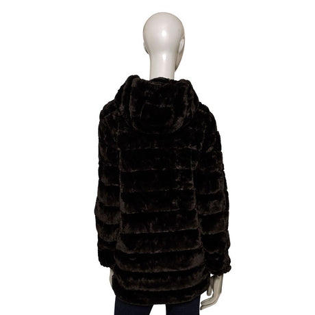 Baldinini Trend Black Polyester Women Coat