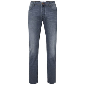 Jacob Cohen Gray Cotton Men Jeans