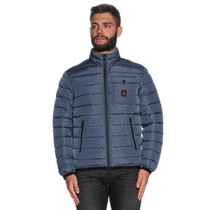Refrigiwear Light Blue Nylon Men Jacket