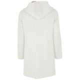 Made in Italy White Wool Vergine Jacket