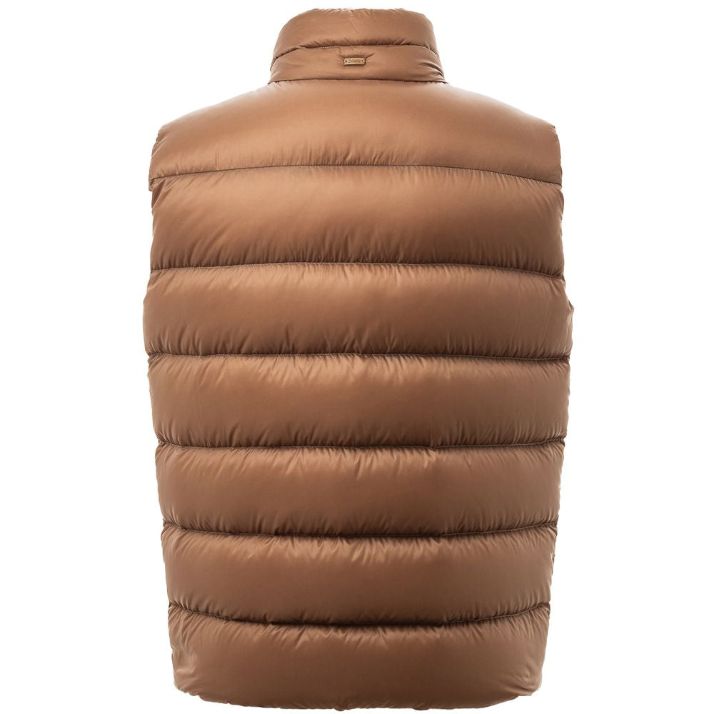 Herno Brown Polyamide Vest