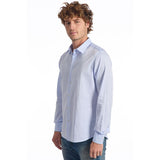 Baldinini Trend Light Blue Cotton Men Shirt