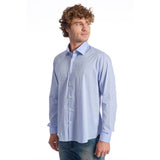 Baldinini Trend Light Blue Cotton Men Shirt