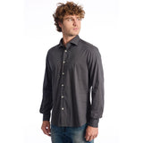 Baldinini Trend Gray Cotton Men Shirt