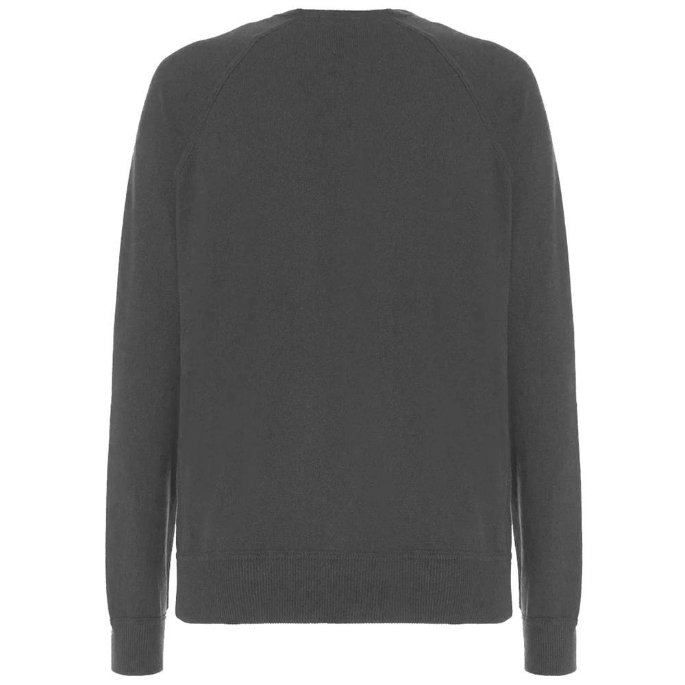 Malo Gray Wool Men's Turtleneck Sweater