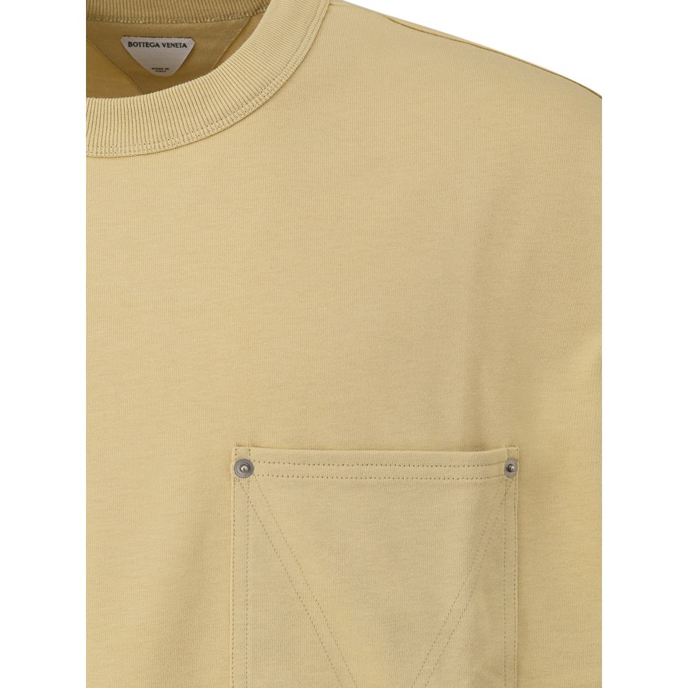 Bottega Veneta Beige Cotton T-Shirt