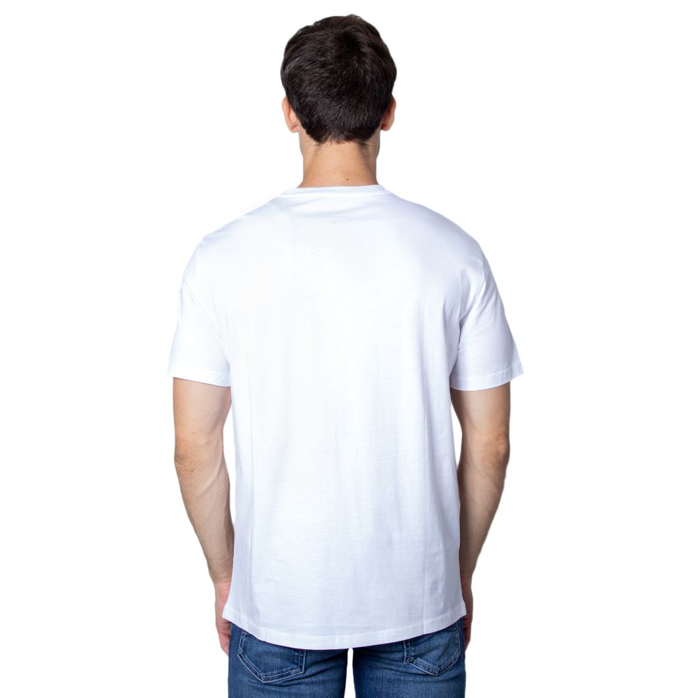 Armani Exchange White Cotton T-Shirt