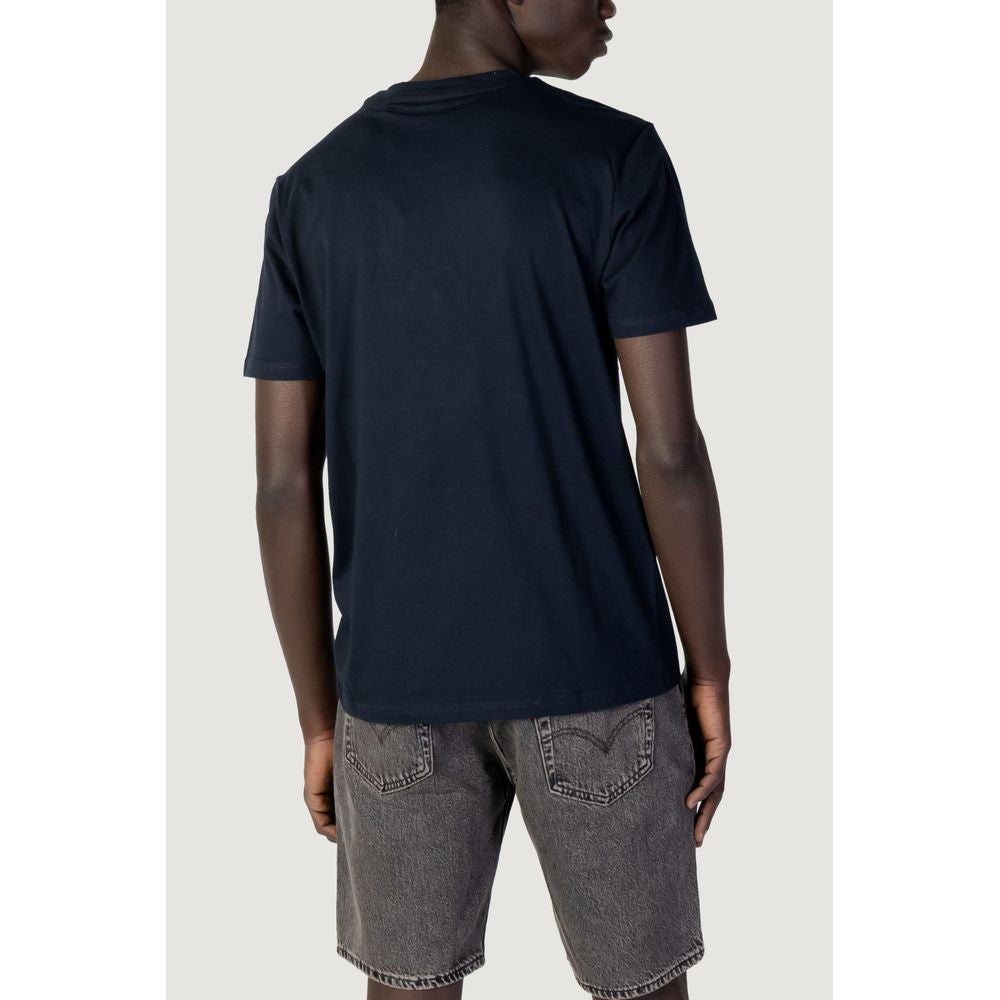 Hugo Boss Blue Cotton T-Shirt