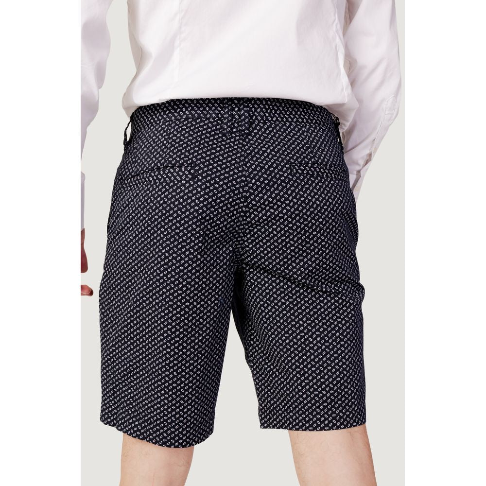 Armani Exchange Blue Cotton Short