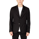 Armani Exchange Black Polyester Blazer