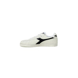 Diadora Black Synthetic Leather Sneaker