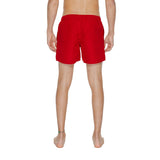 EA7 Emporio Armani Red Polyester Swimwear