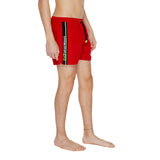 EA7 Emporio Armani Red Polyester Swimwear