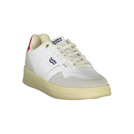 Gas White Artificial Leather Sneaker