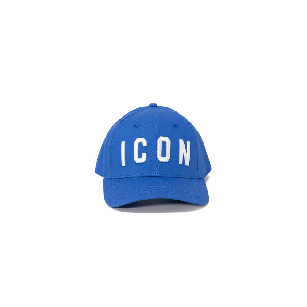 Icon Blue Cotton Hats & Cap