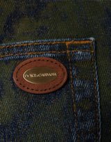 Dolce & Gabbana Blue Cotton Dye Slim Fit Men Denim Jeans