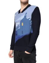 Ballantyne Multicolor Long Sleeves V-neck Pullover Sweater