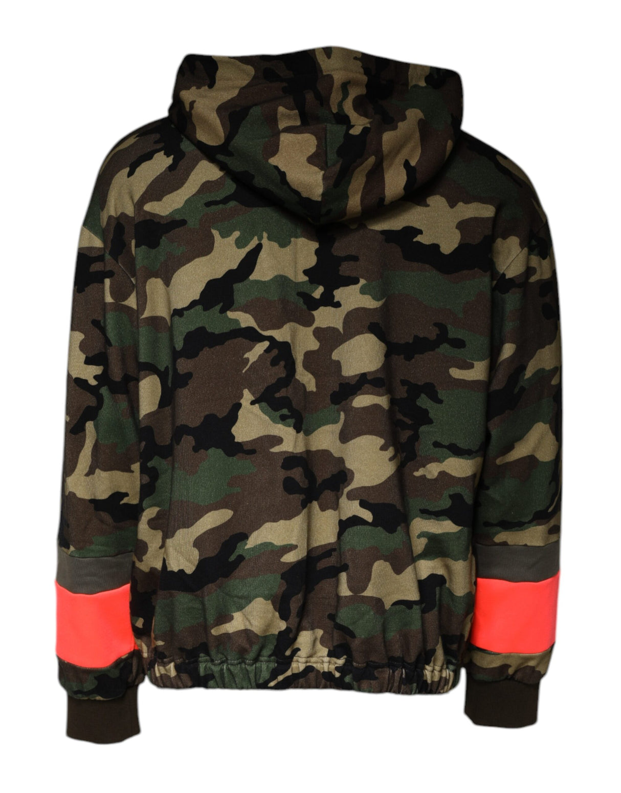 Dolce & Gabbana Multicolor Camouflage Hooded Men Sweatshirt Sweater