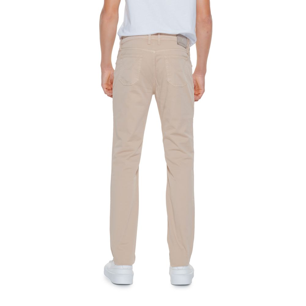 Jeckerson Beige Cotton Jeans & Pant