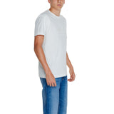 Calvin Klein Jeans Cream Cotton T-Shirt